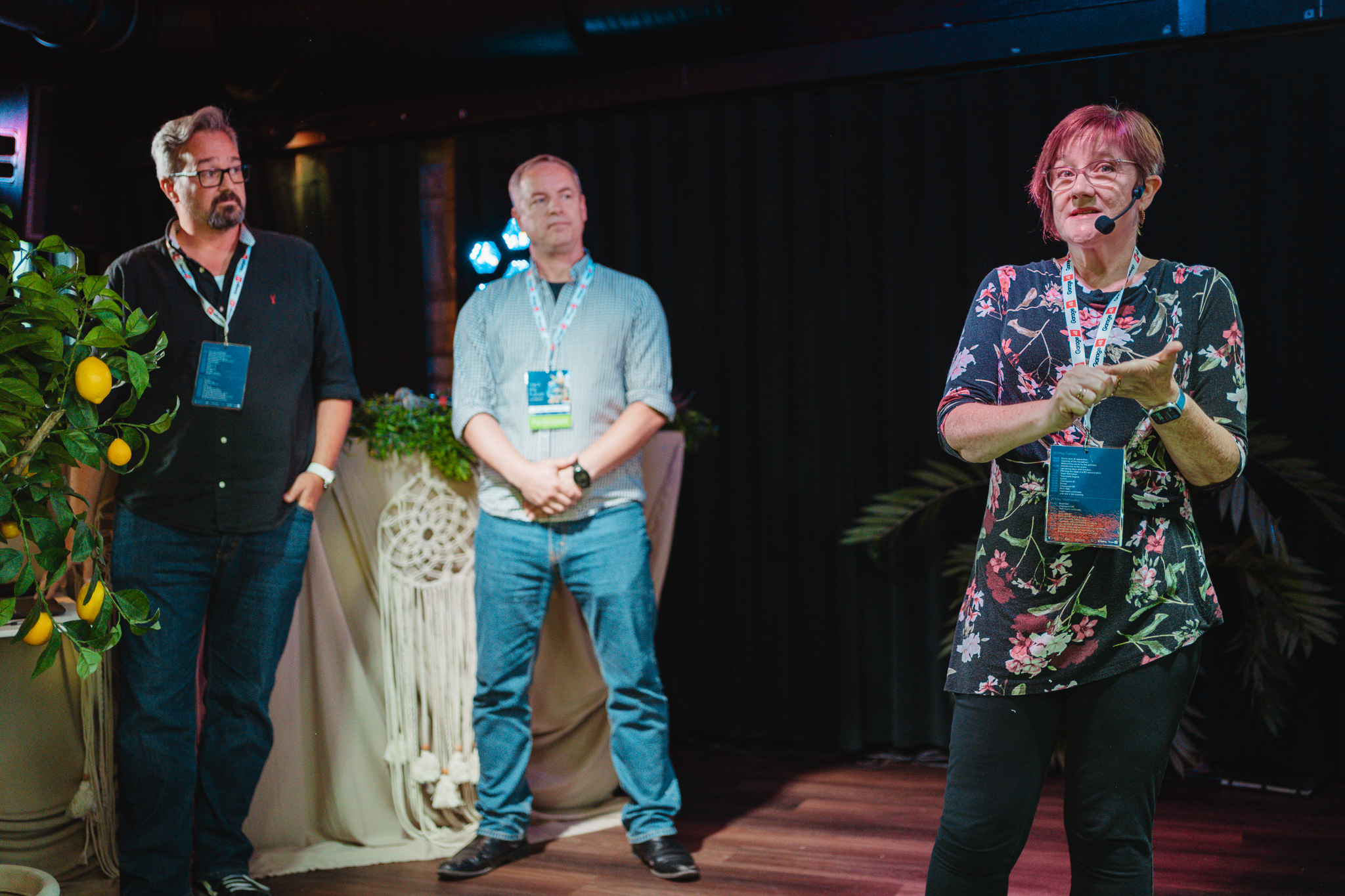 Remote Resilience Hub team on the winners stage at Hack the Future hackathon
